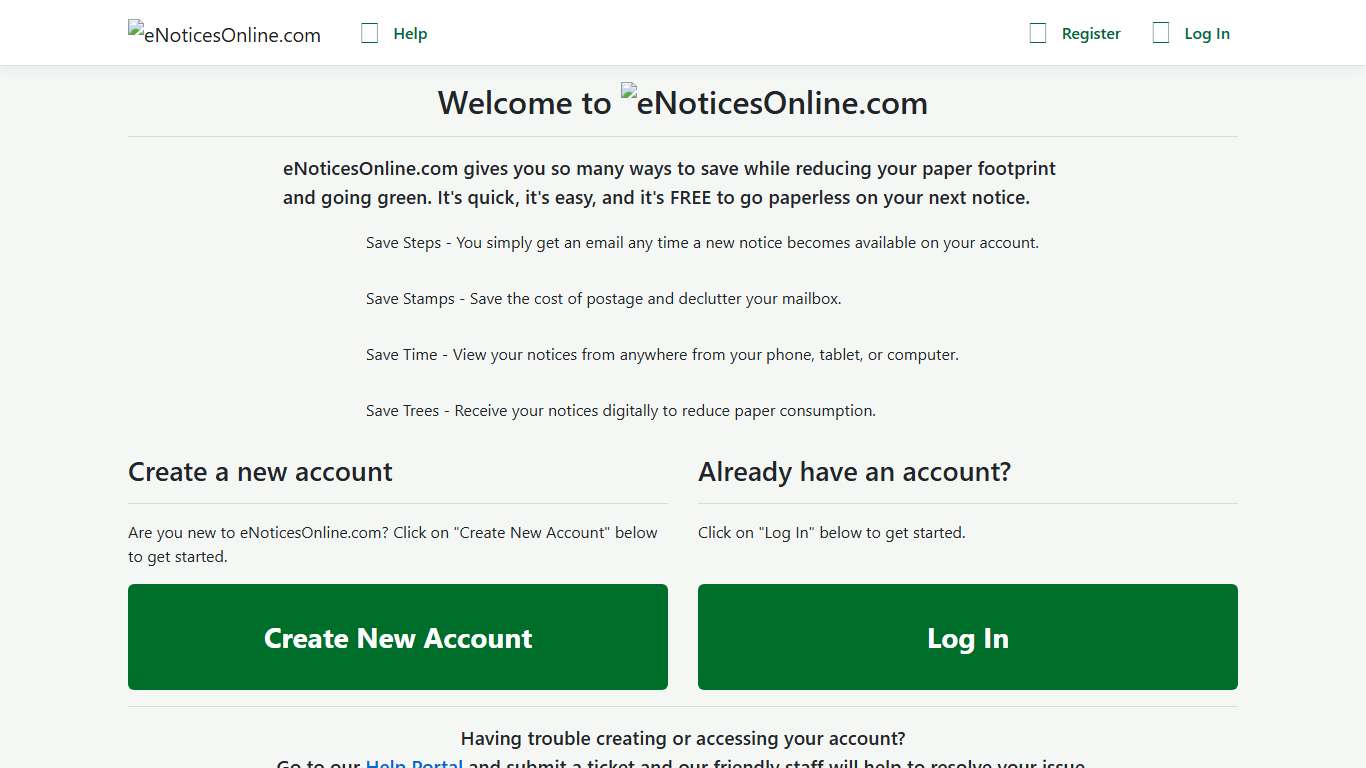 Home Page - eNoticesOnline.com - eNoticesOnline.com