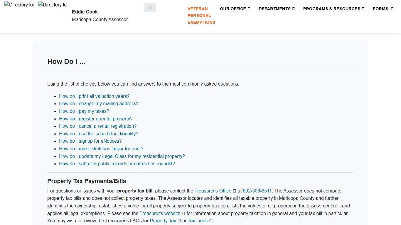 How Do I - Maricopa County Assessor's Office